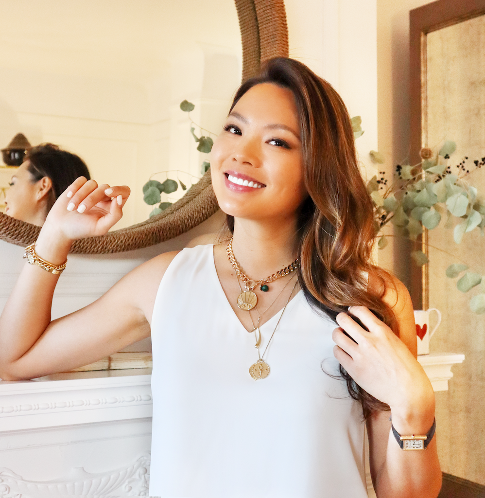 woman posing in jewelry