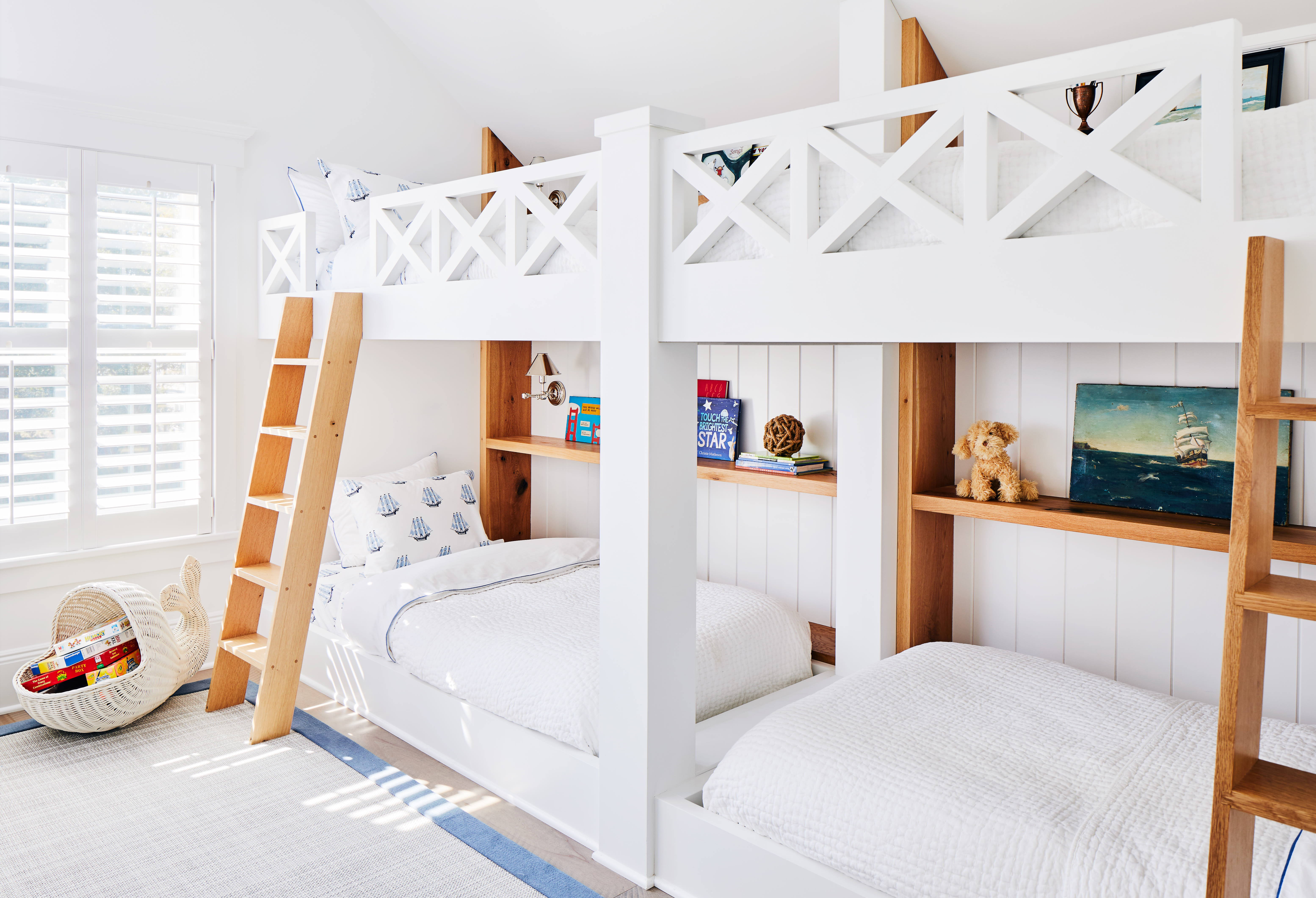 children's bedroom with bunkbeds