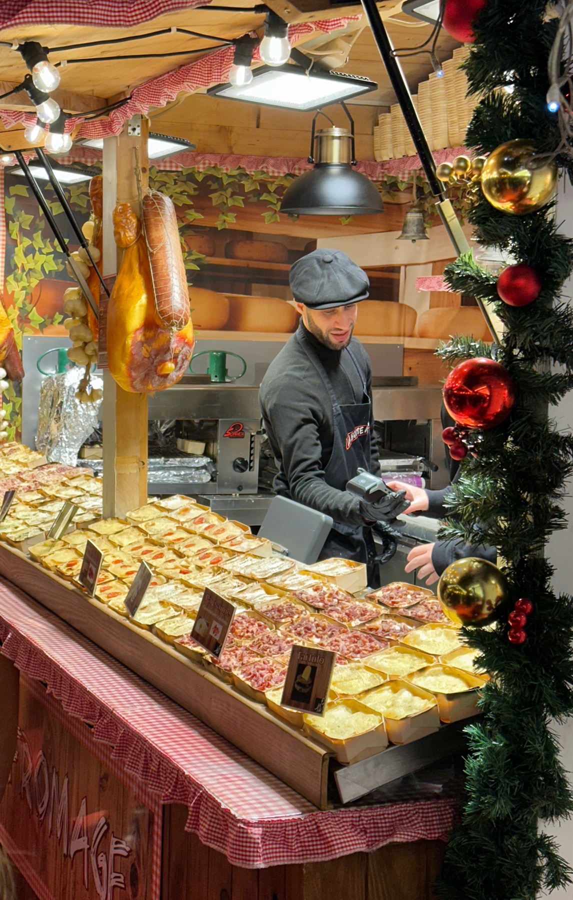 cheese stall