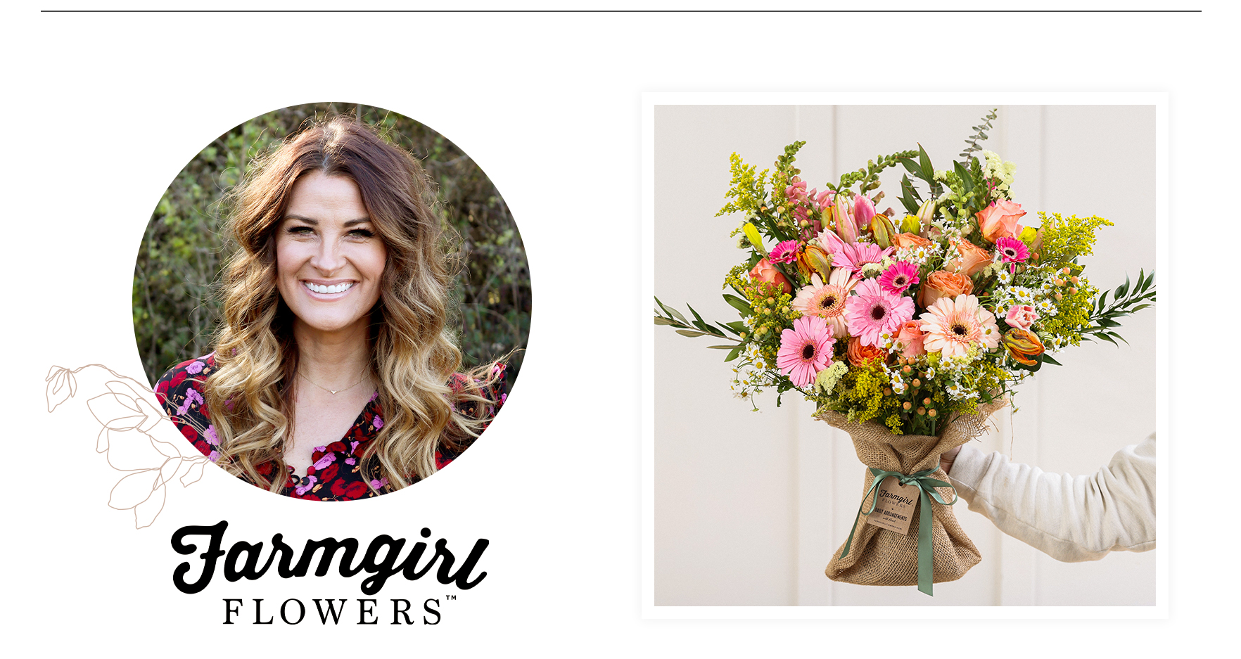 women's history month floral graphic