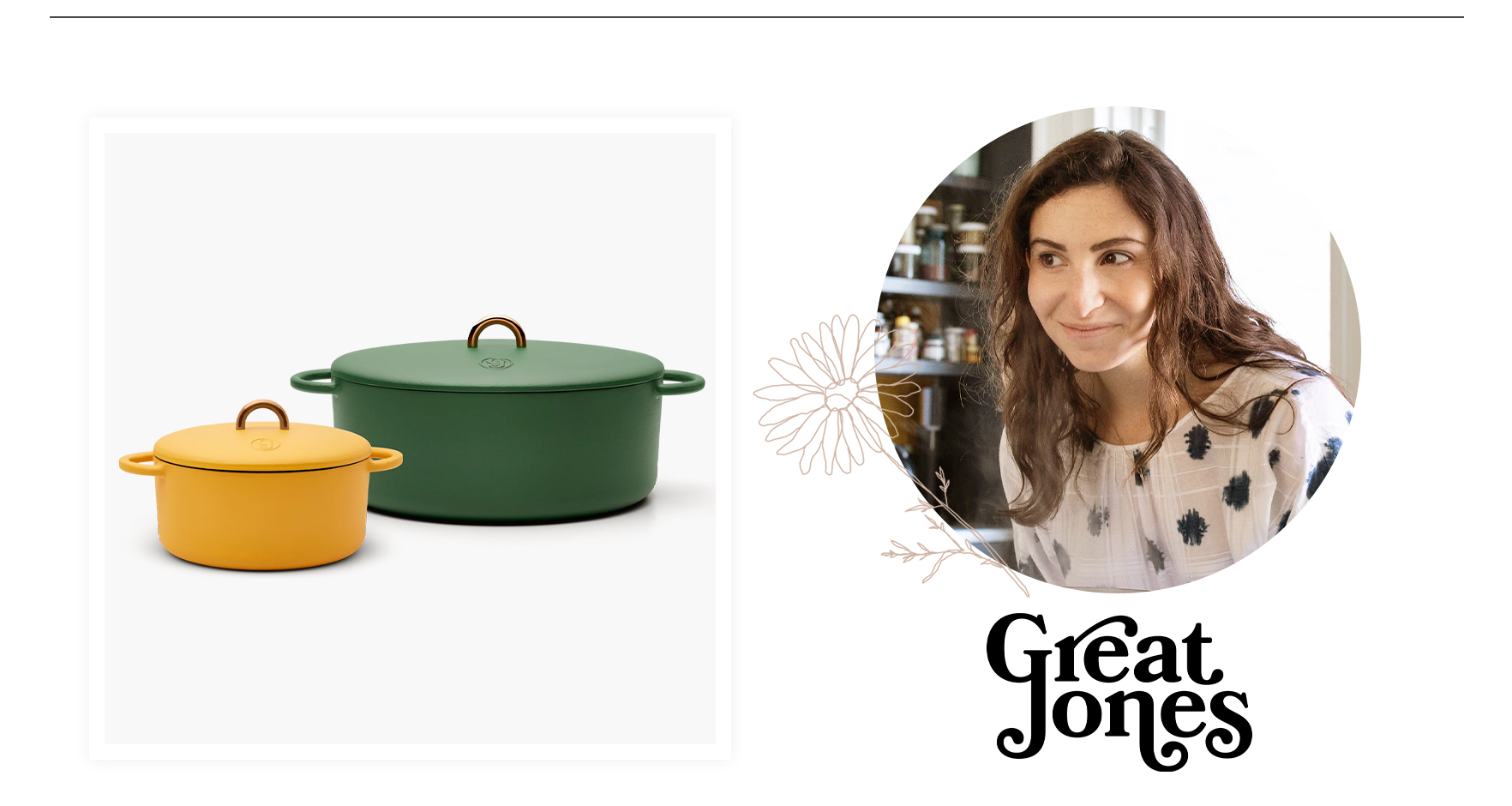 women's history month cookware graphic