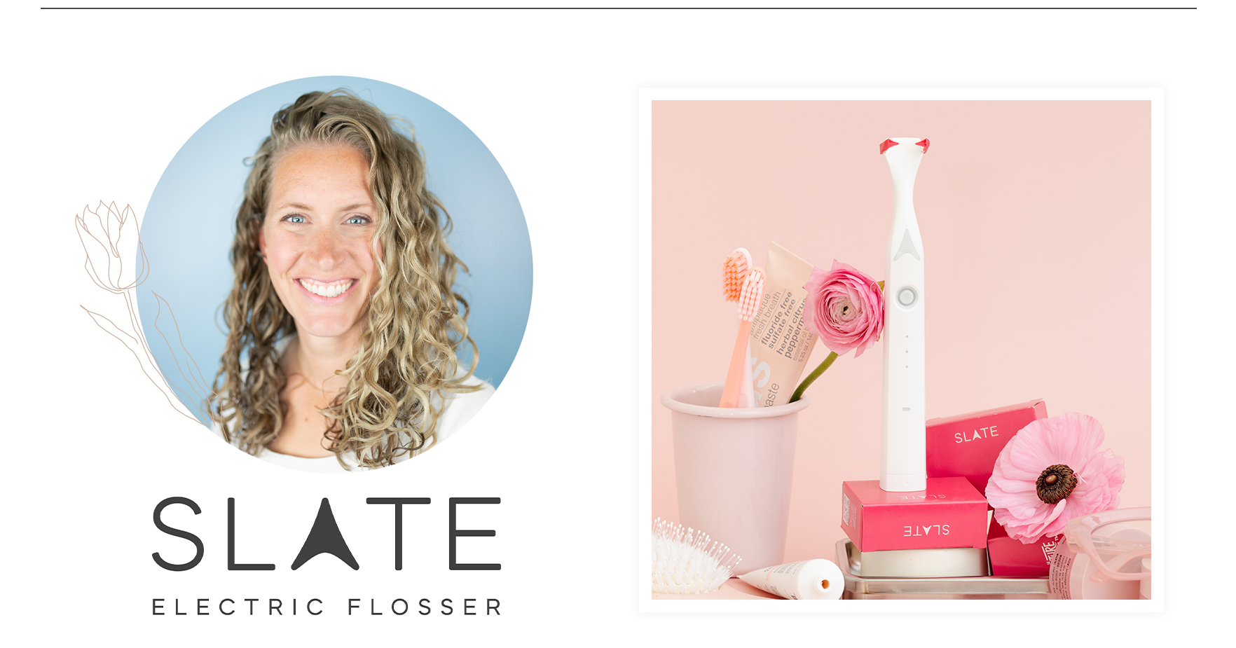 women's history month flosser graphic