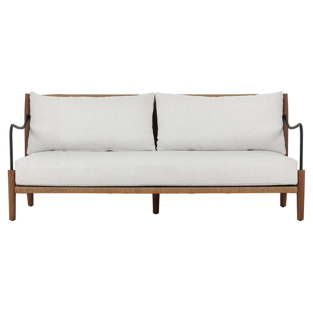 outdoor sofa with curved arm