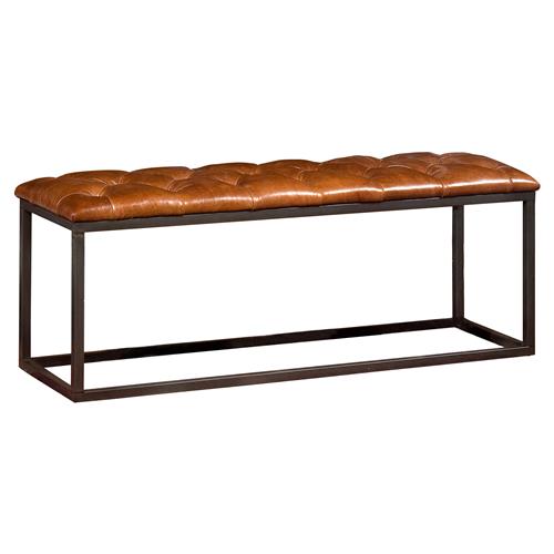 leather bench