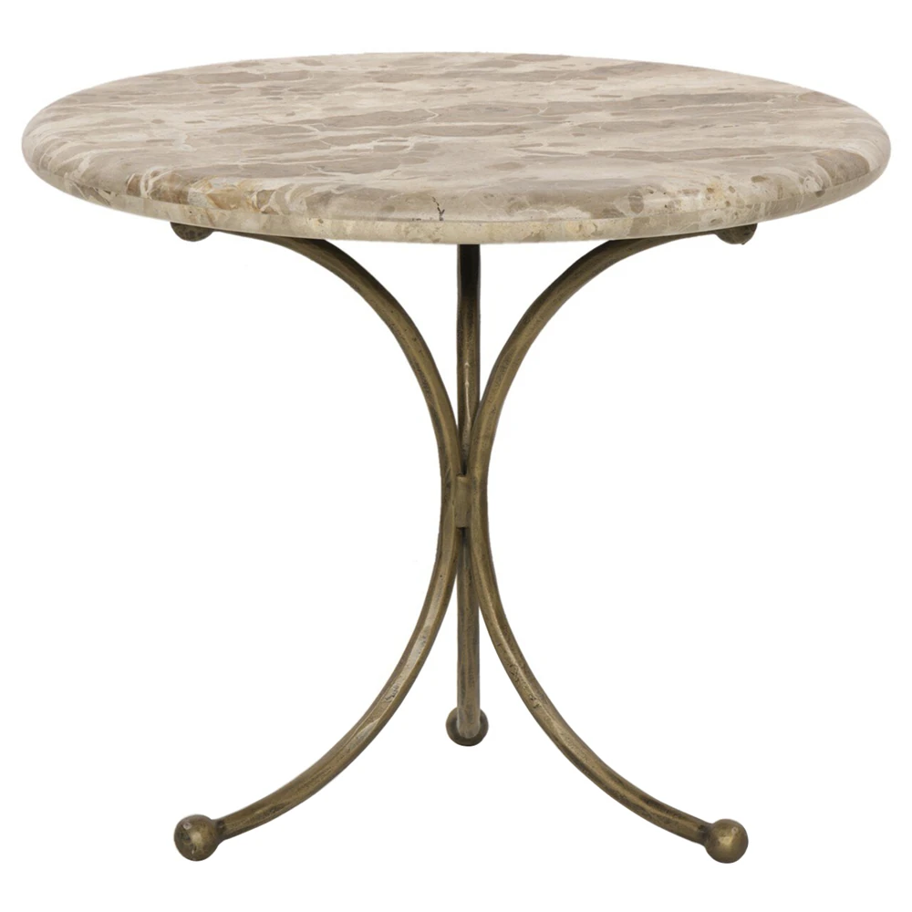 Archibald marble end table