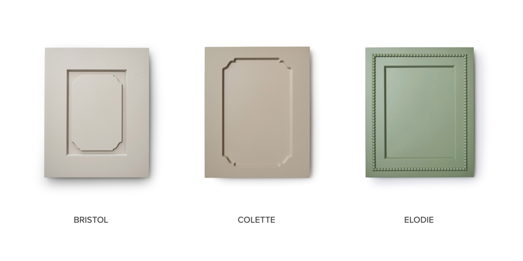 Bristol Colette Elodie Kathy Kuo Home x Unique Kitchens & Baths Cabinets