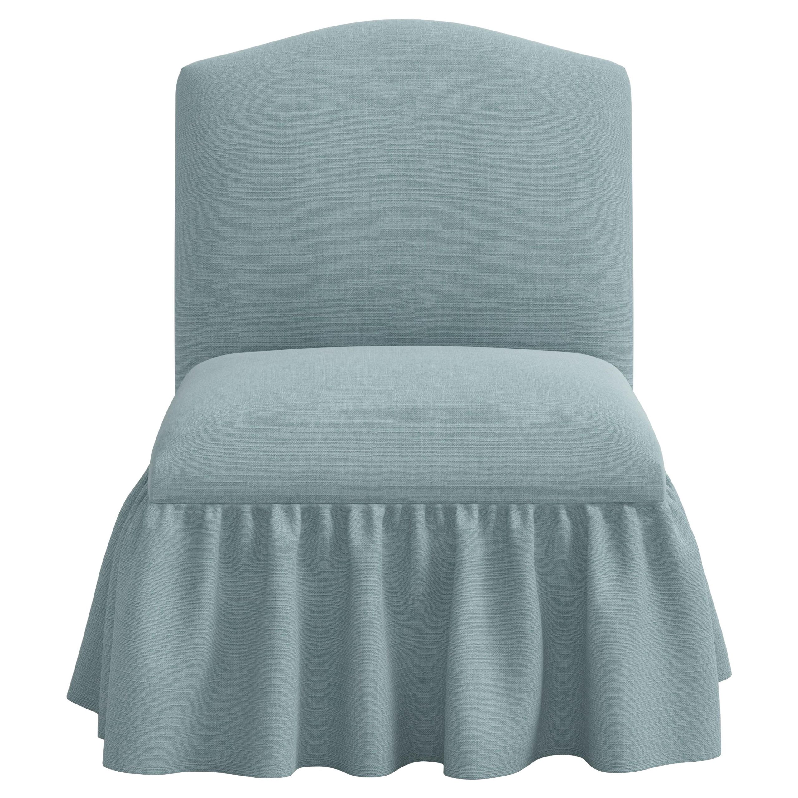 Blue Dotted Velvet Lumbar Pillow with welt