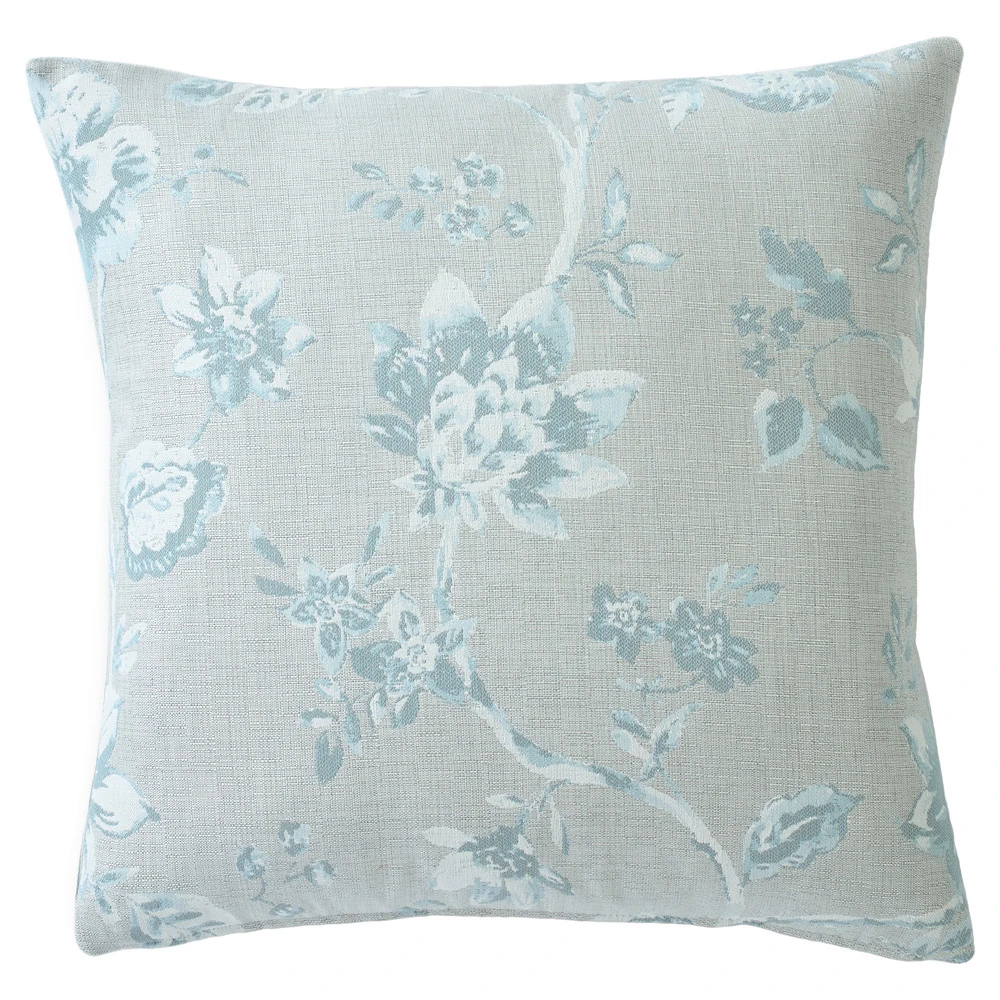 floral sunbrella outdoor throw pillow