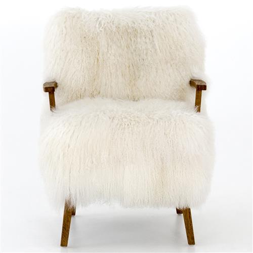fur chair