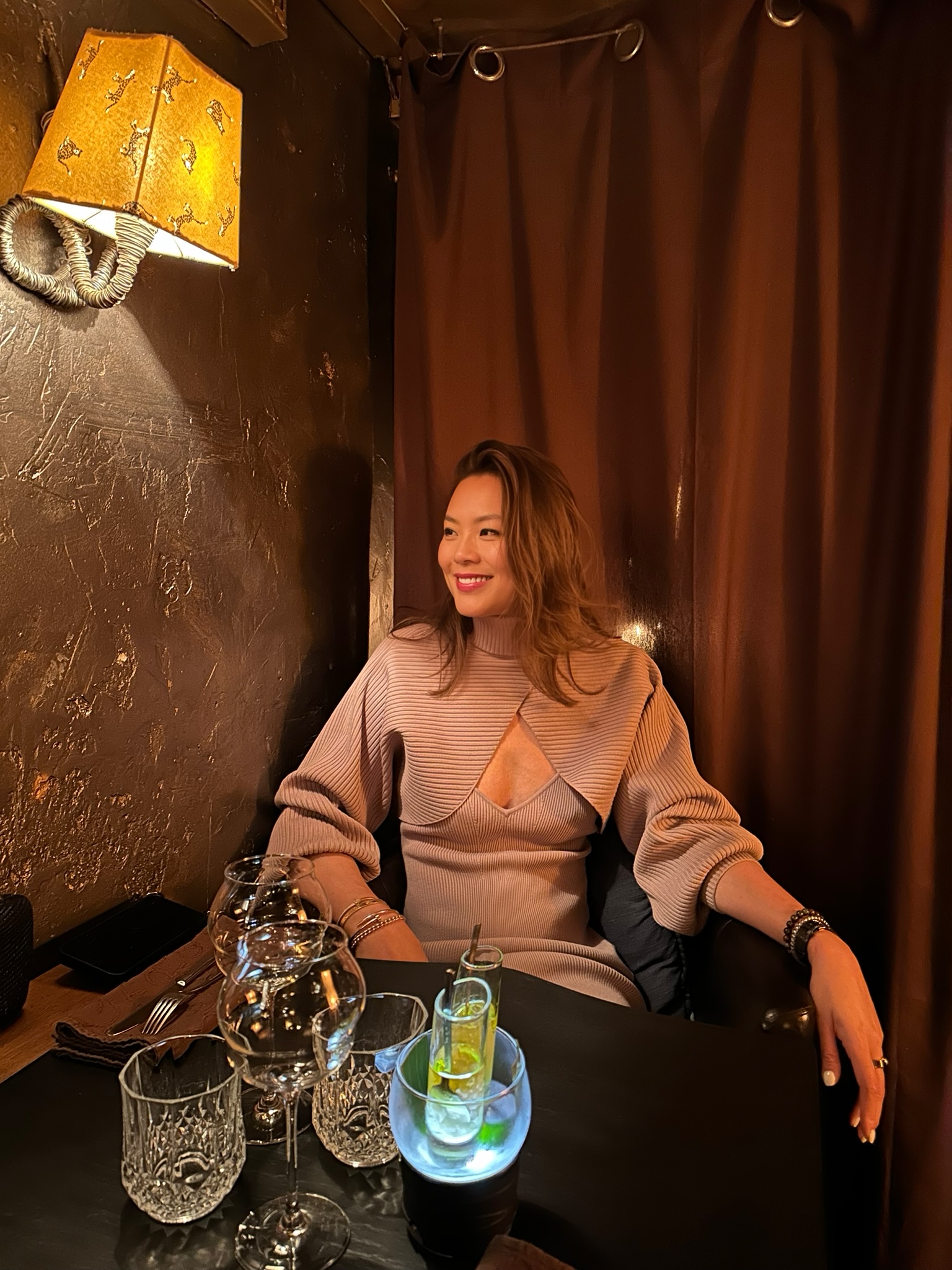 woman at restaurant