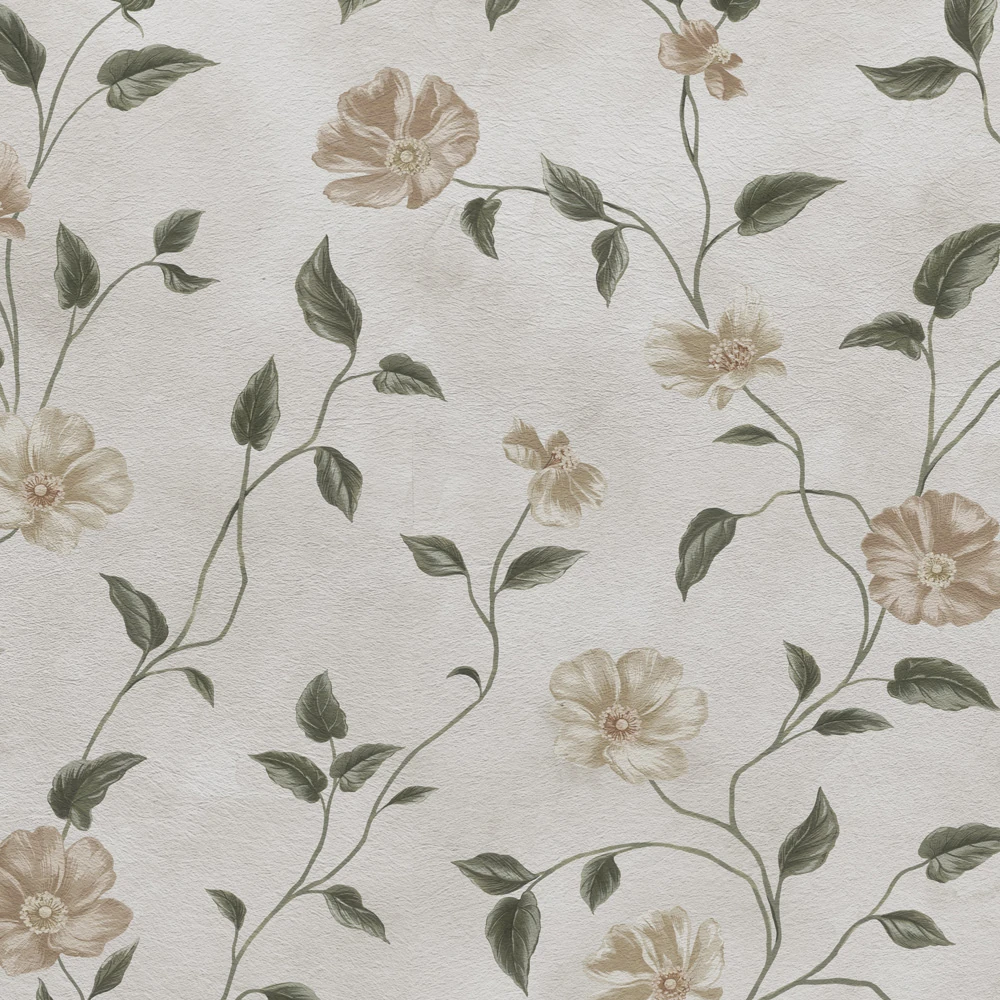 floral vine wallpaper