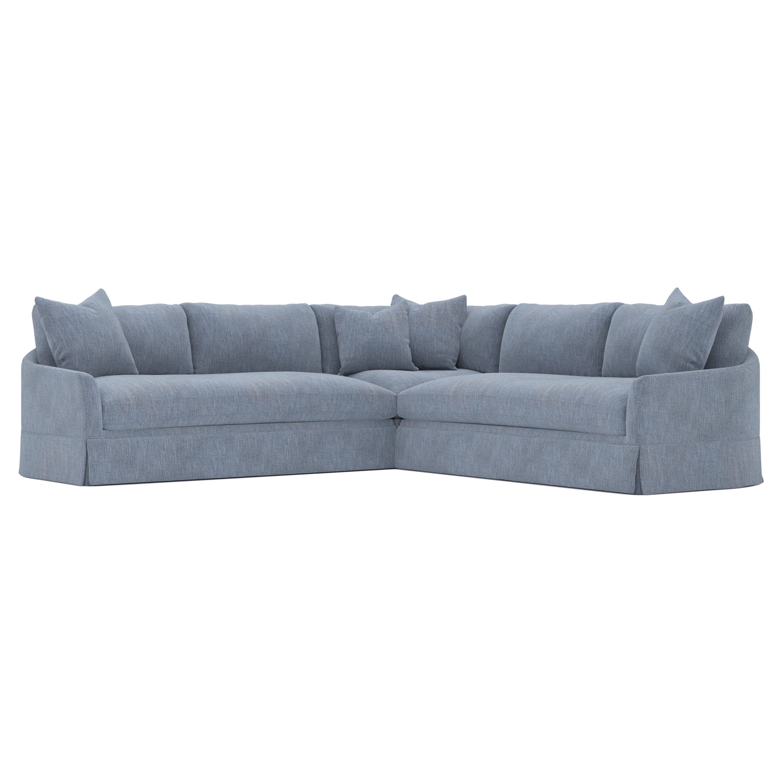 Hartwell corner sectional with performance upholstery