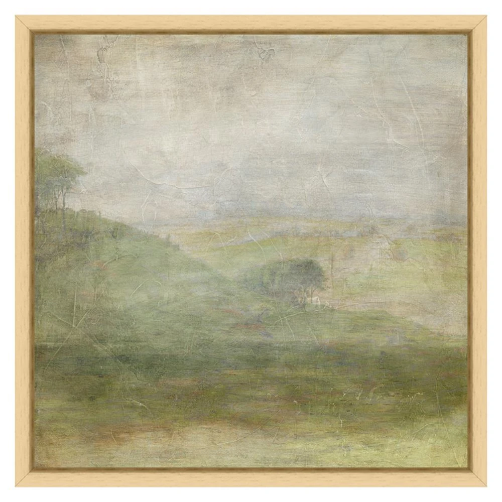 Haze countryside landscape painting art