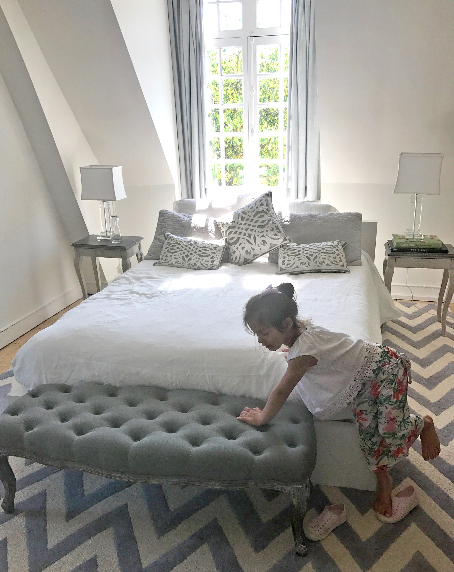 Upstairs Bedroom at La Restrie