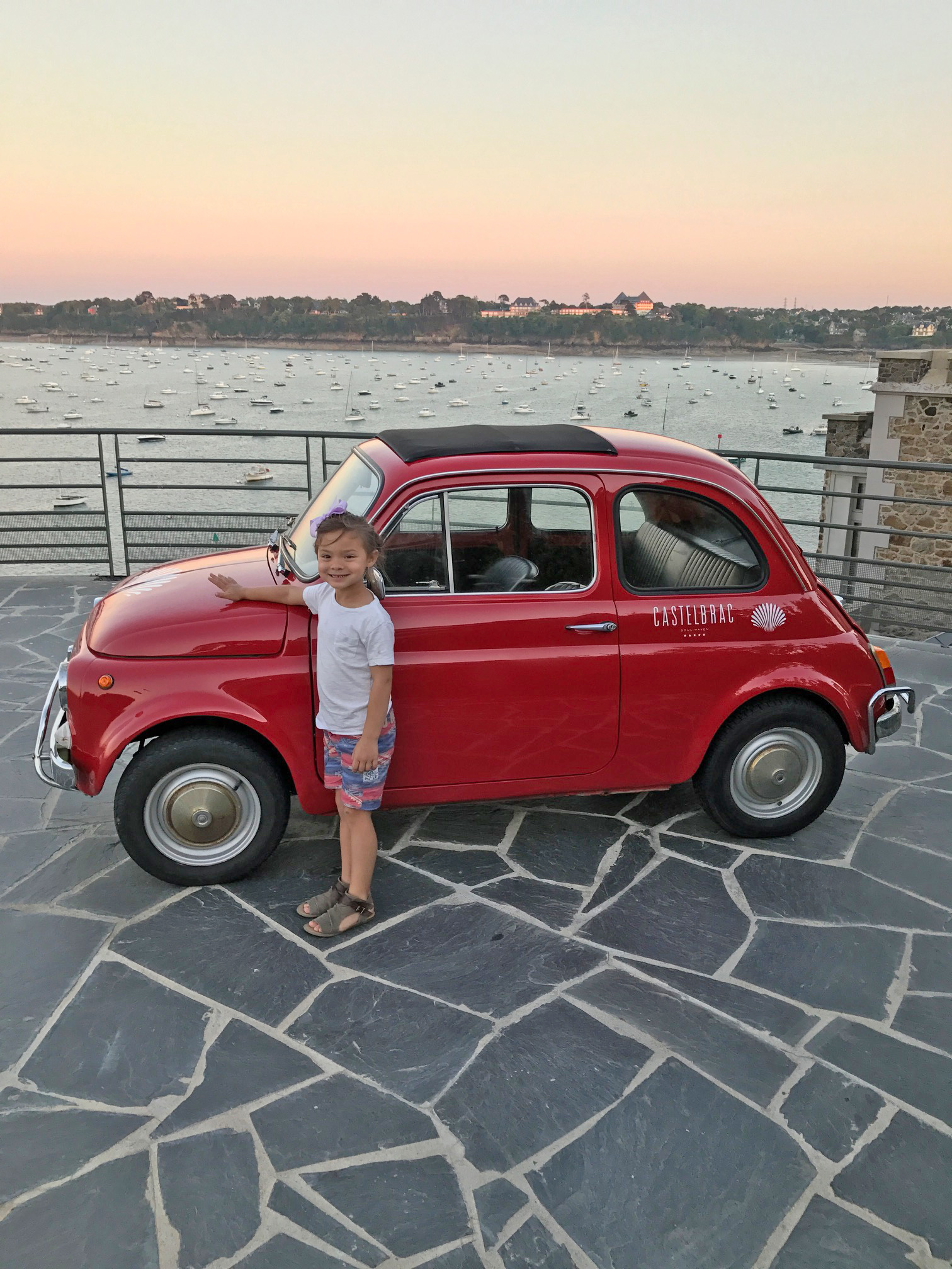 Maya kept begging me to let her drive this car!