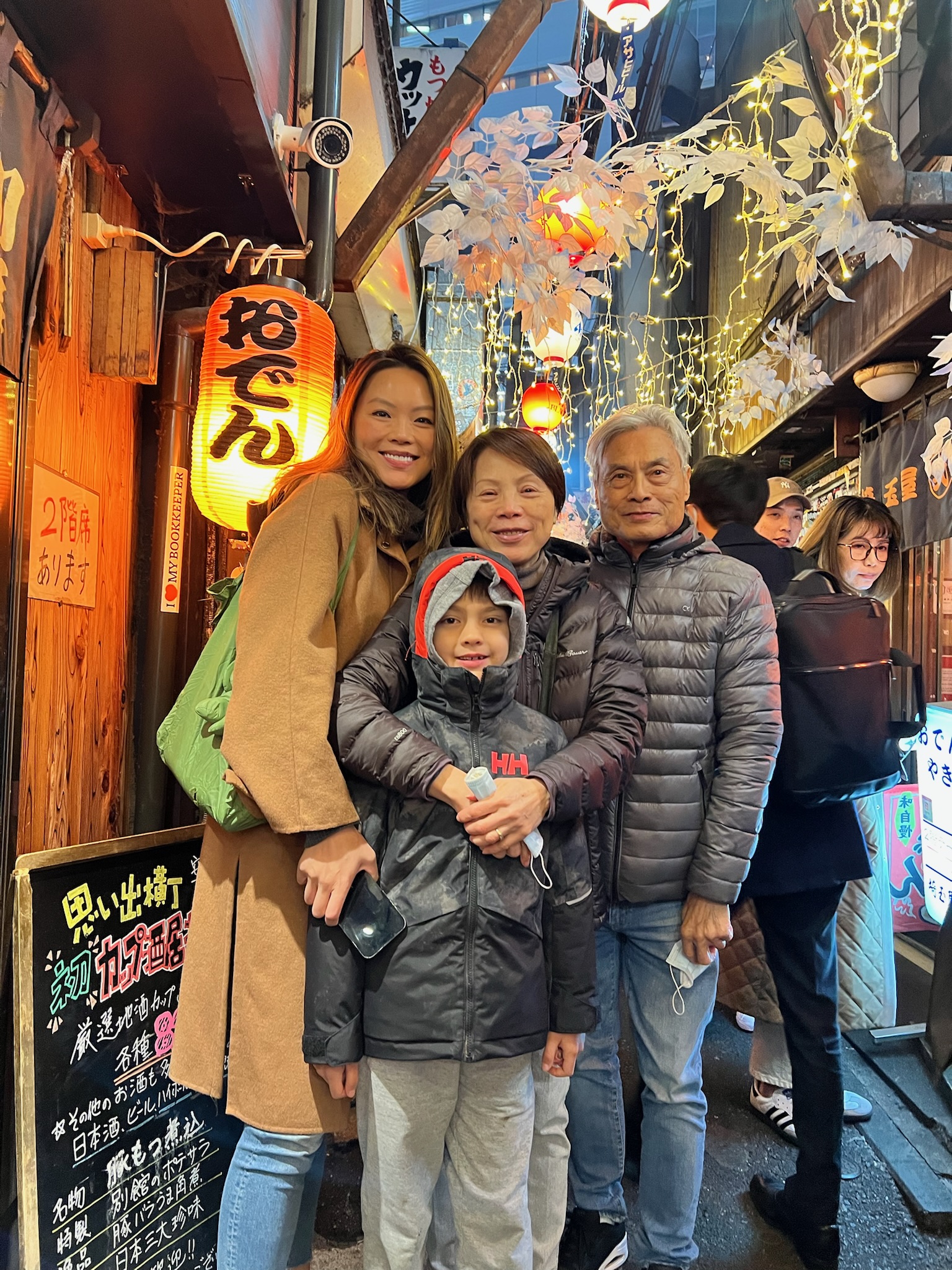 family photo in japan