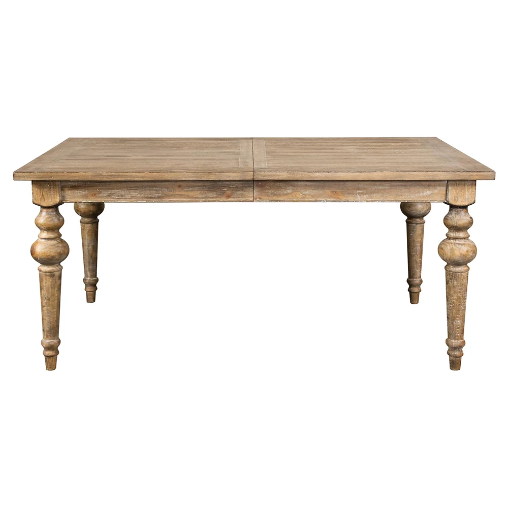 extendable wood rectangular dining table