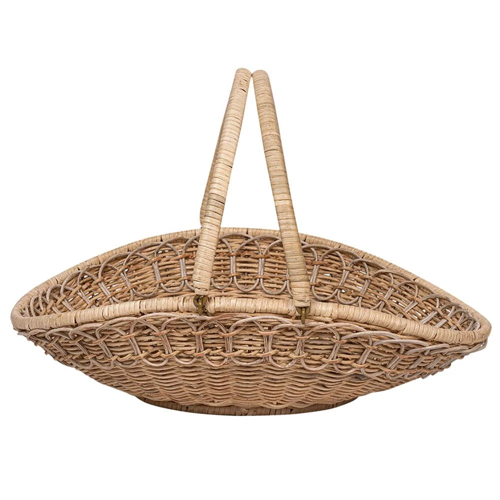 woven gathering basket