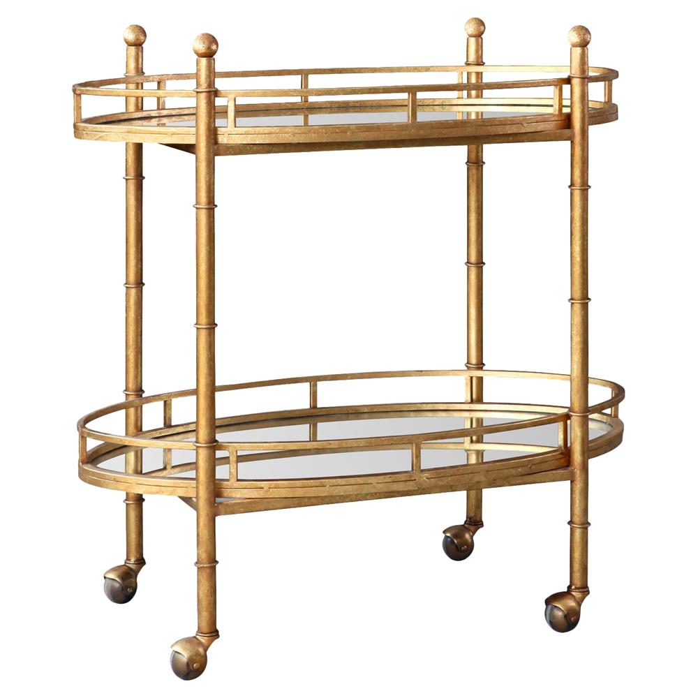 gold bar cart