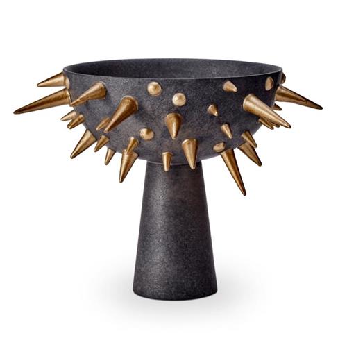decorative bowl with spikes
