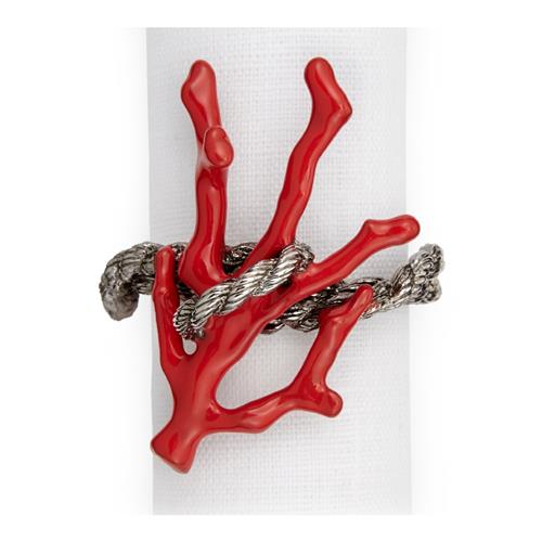 coral napkin ring