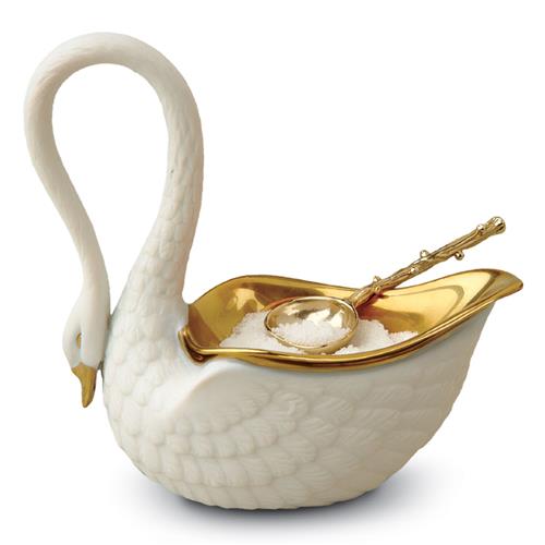 swan salt dish