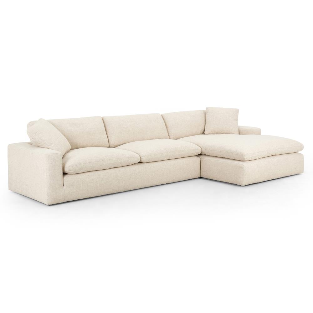 white sectional