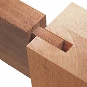 Mortise and tenon joint construction