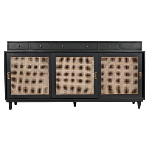 black sideboard