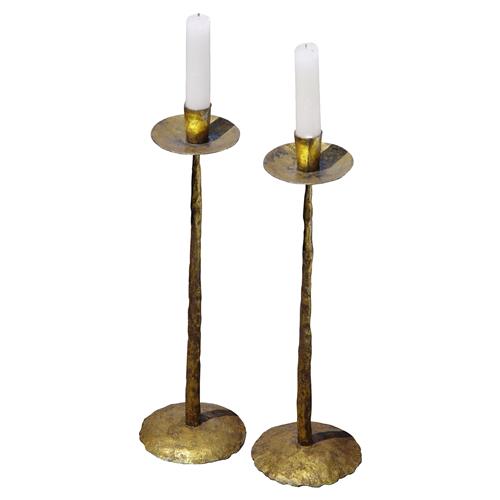 gold candle sticks
