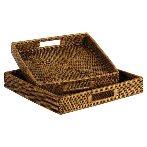 rattan trays