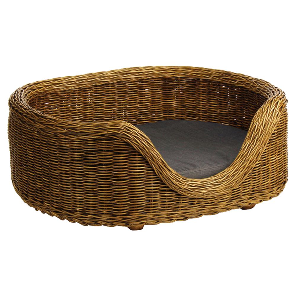 rattan pet bed