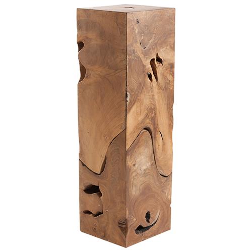 wooden pedestal