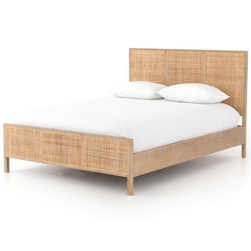 rattan bed