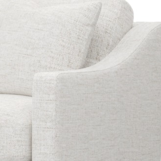 slope arm on sofa