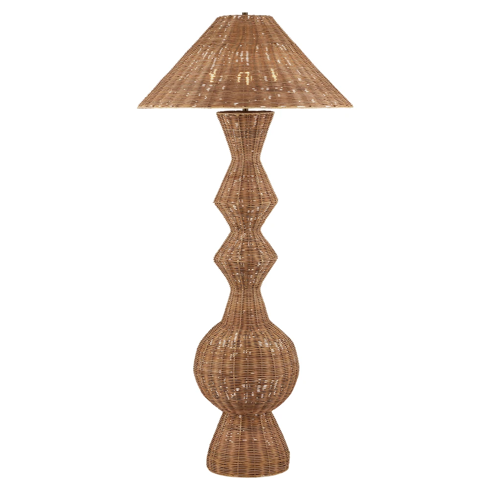 Solene Rattan Floor Lamp