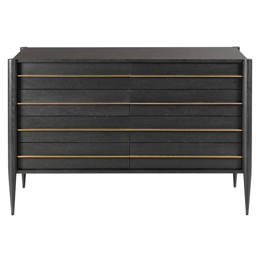 black oak double dresser