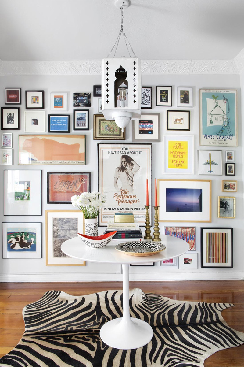 how to hang wall art