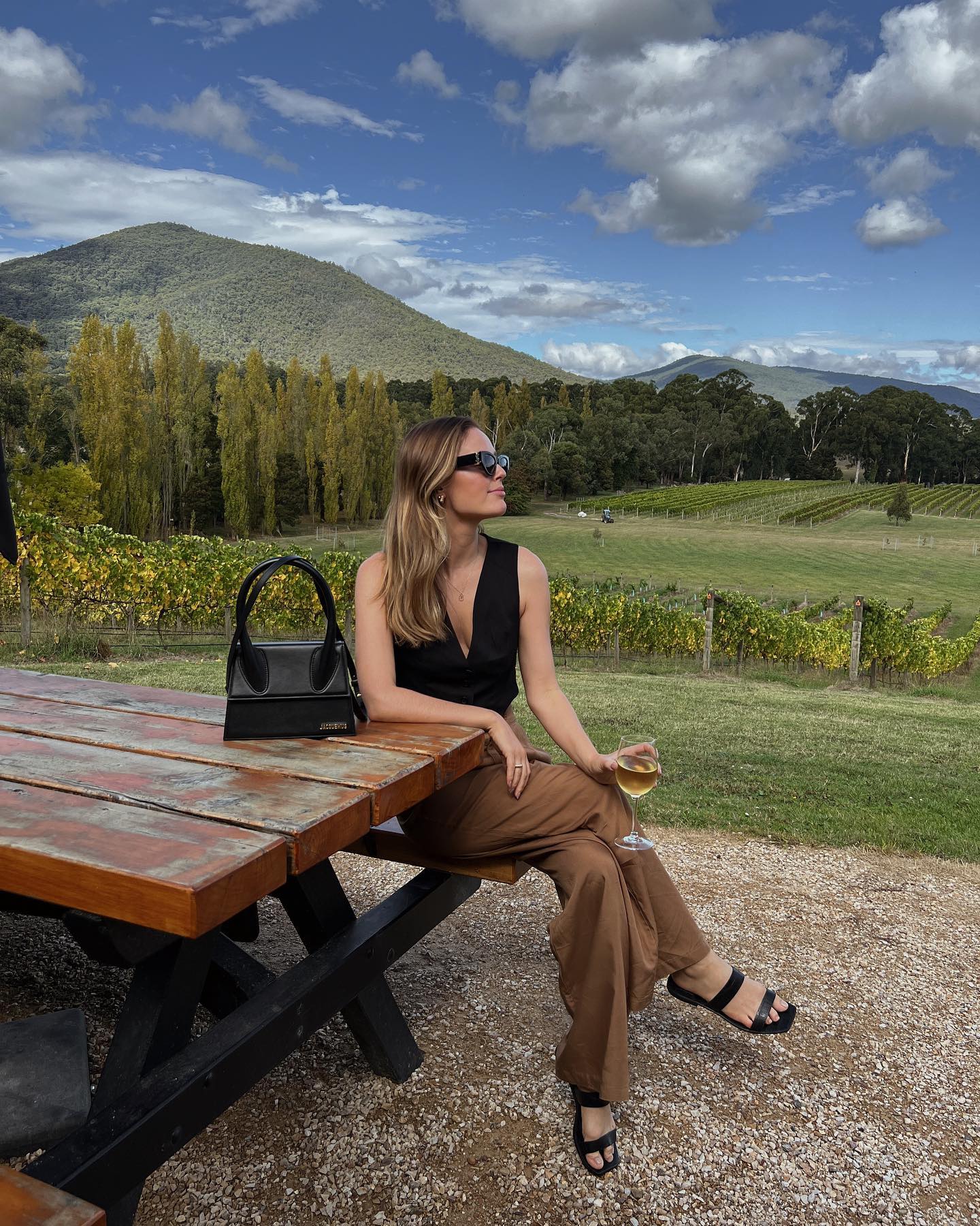 woman sitting in australia