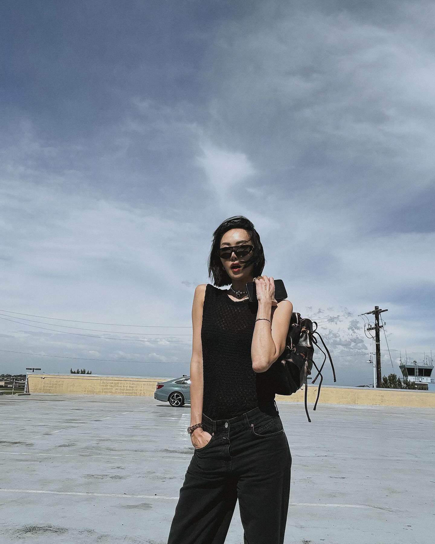 woman posing in fashion