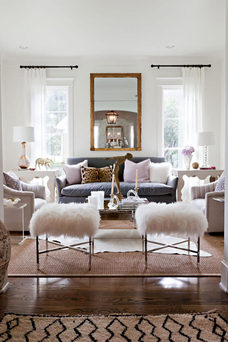 modern glam interior desing