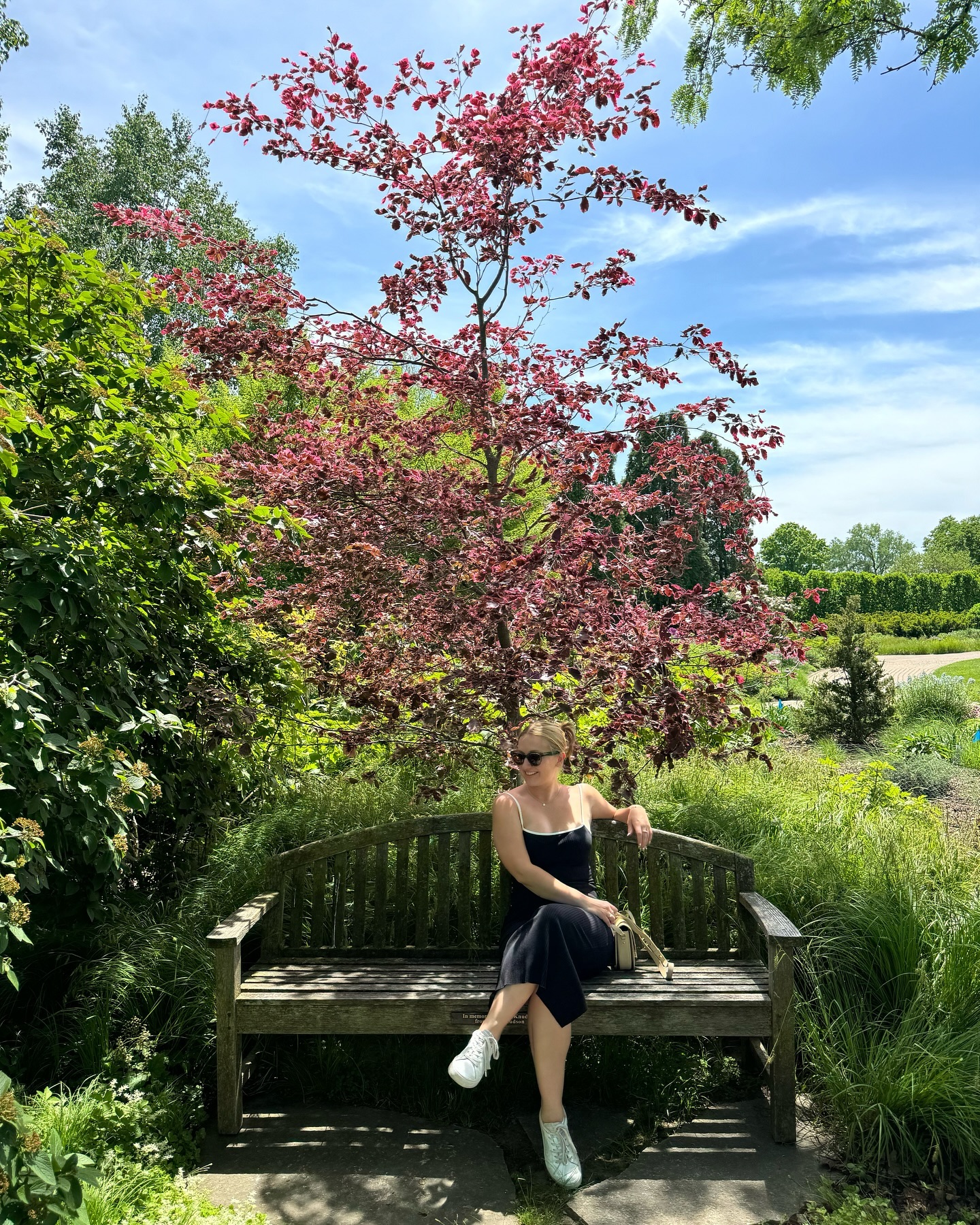 woman posing outdoors
