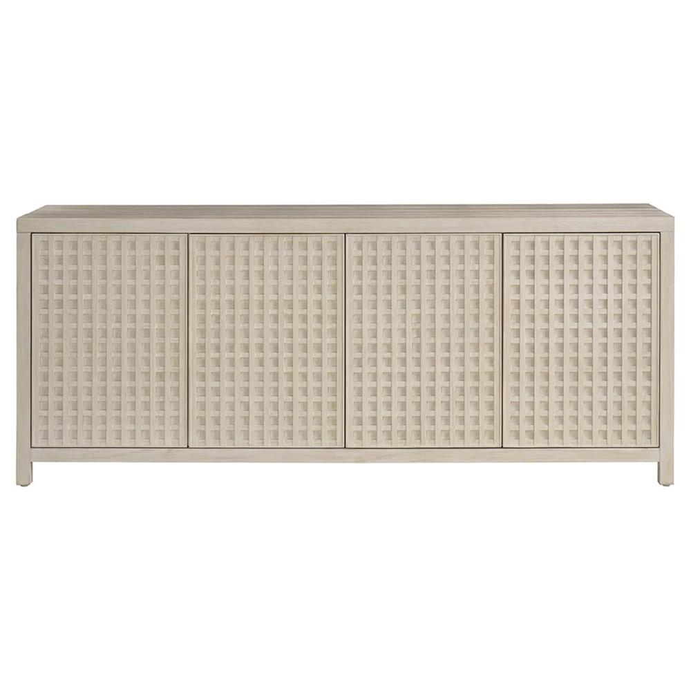 pine wood media cabinet