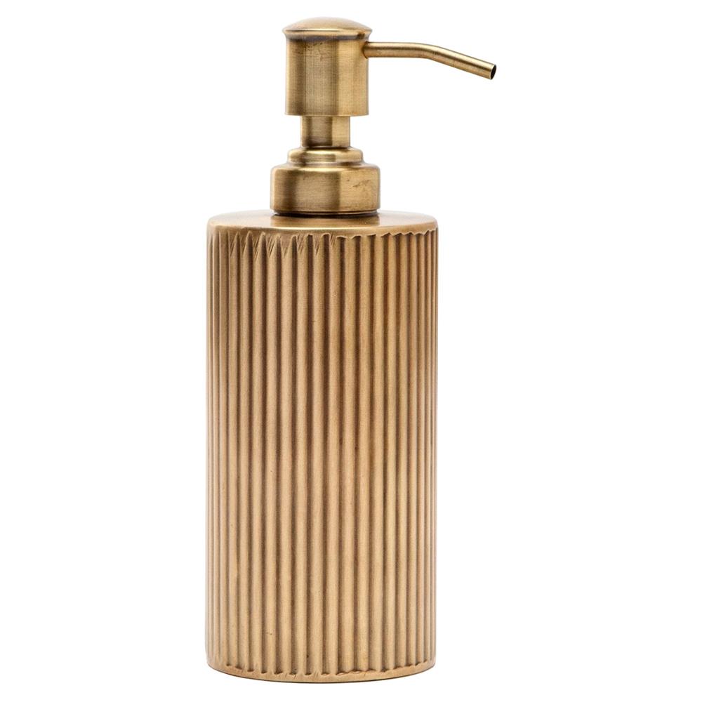 Pigeon & Poodle brass soap dispenser