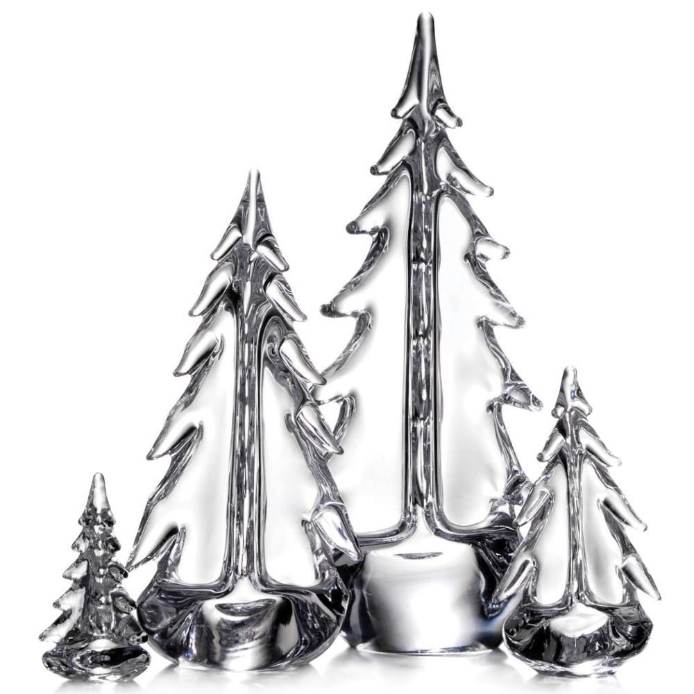 Simon Pierce set of glass Christmas trees