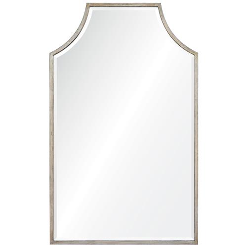 Greta Modern Classic Silver Leaf Mirror
