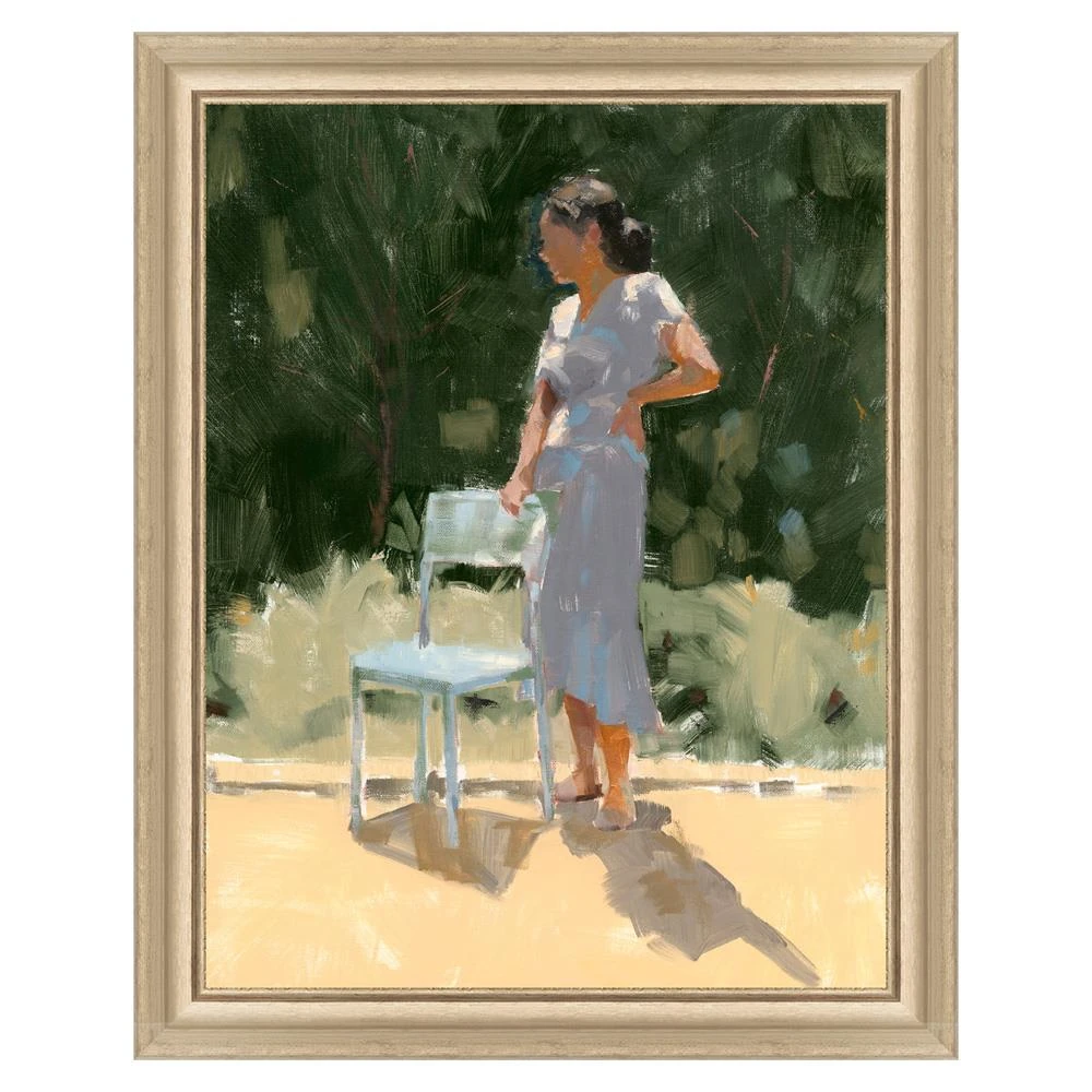 French Country painting in a gold frame