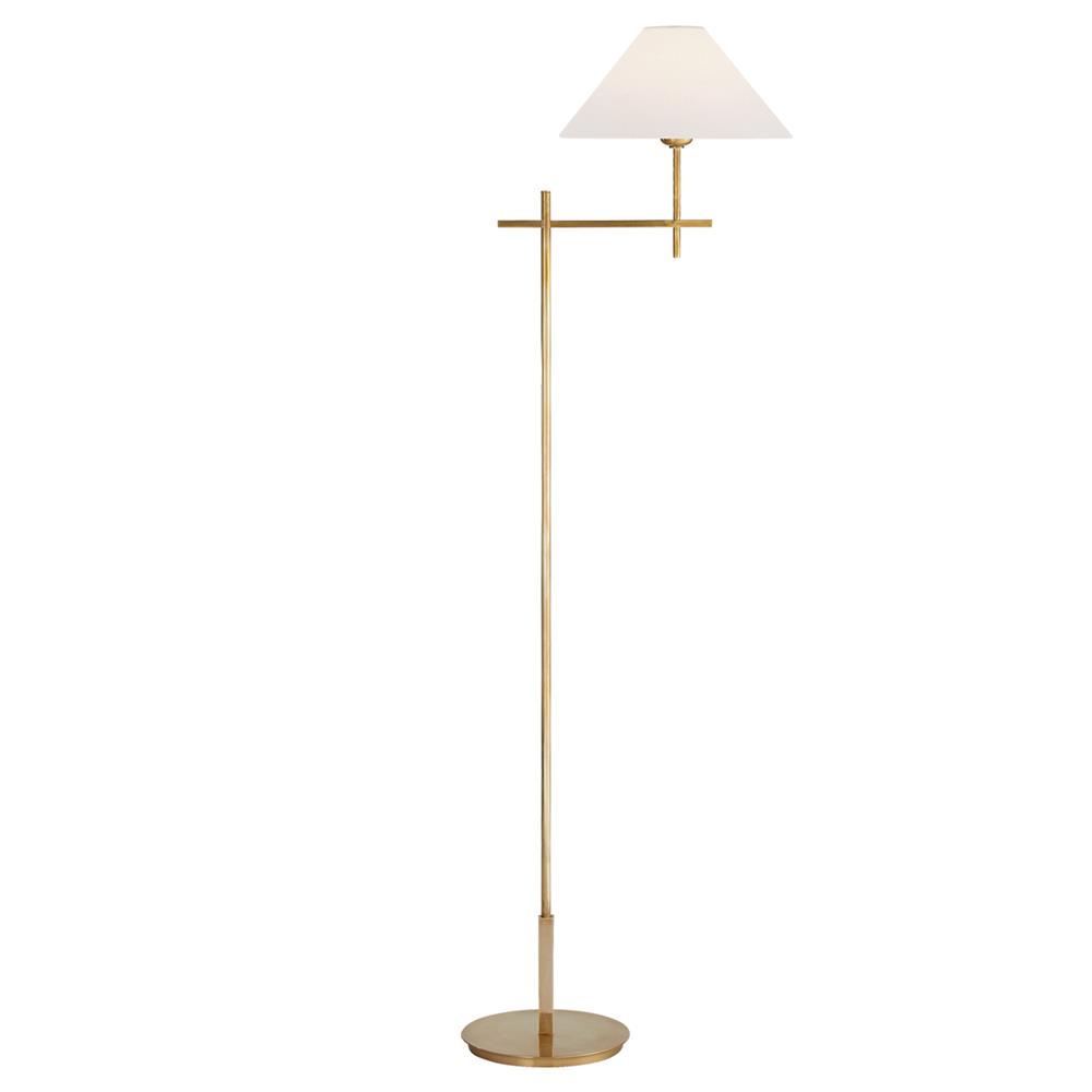 antique brass cordless floor lamp