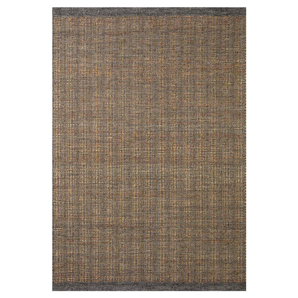 rectangular brown jute area rug