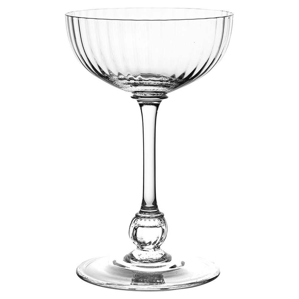 Juliska clear coupe glasss